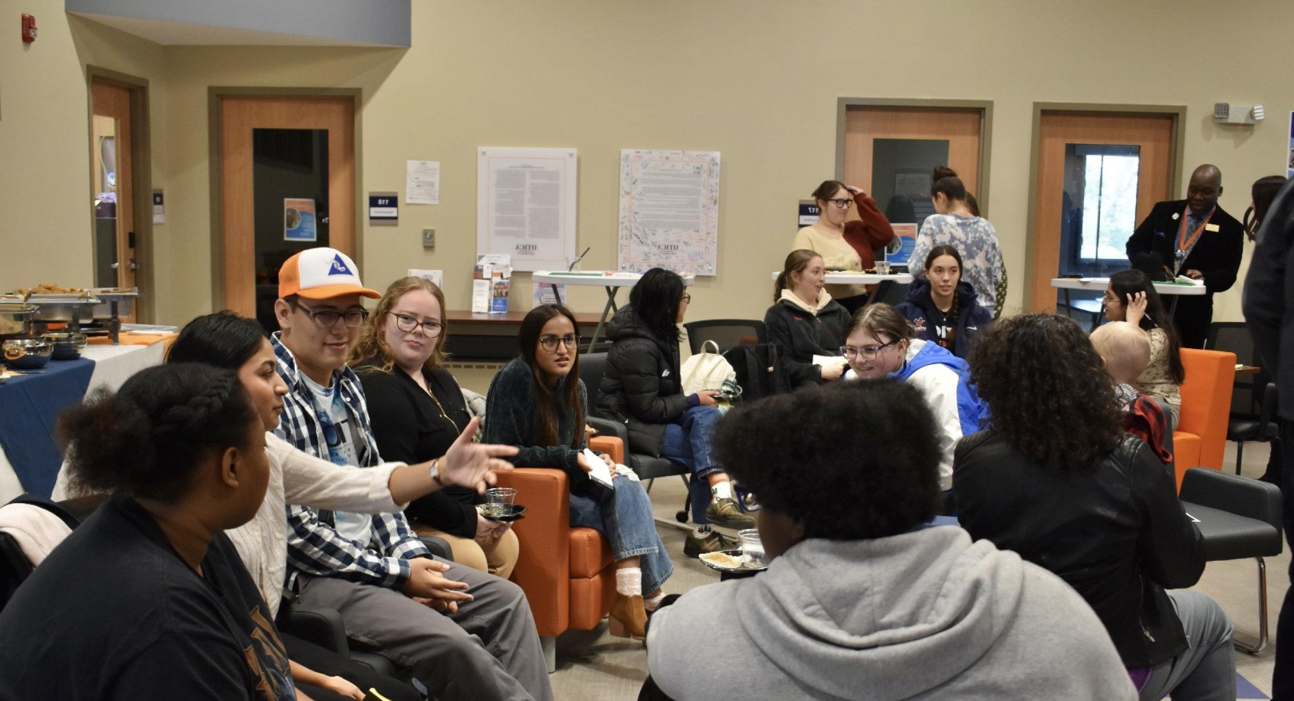 Students gather for TRIO Student Support Services' 2023 First Generation event